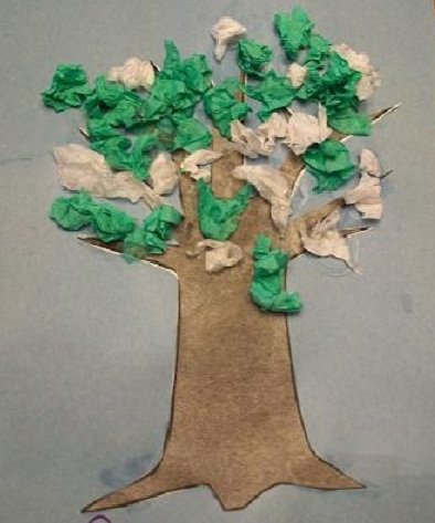 Аппликация дерево