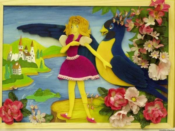 Аппликация на тему сказки