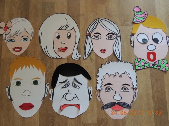 Аппликация эмоции человека