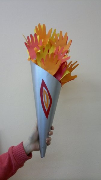 Олимпийский огонь поделка