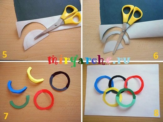 Аппликация на тему олимпиада