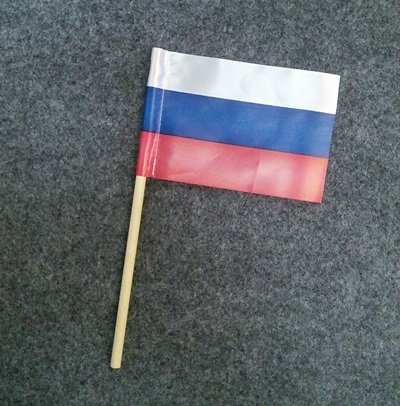 Российский флажок на палочке для детского сада