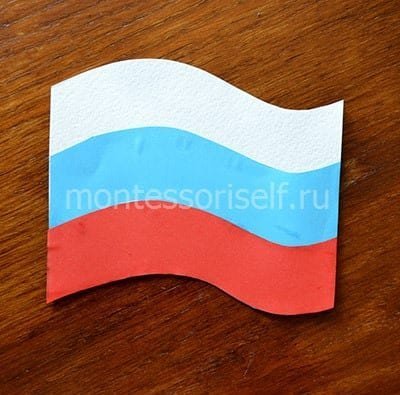 Поделка флаг России