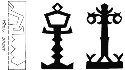 Симметричная аппликация из бумаги