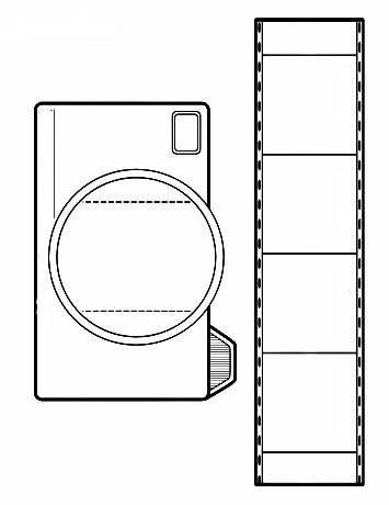 Шаблон фотоаппарата для вырезания