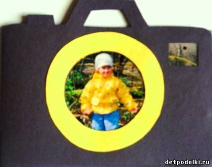 Поделка фотоаппарат