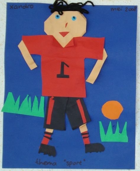 Аппликация футбол для детей