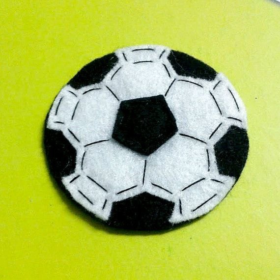 Аппликация футбольный мяч