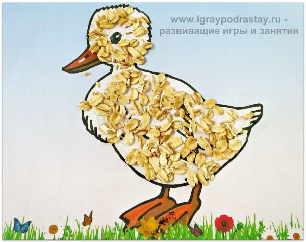 Поделка домашние птицы для детей