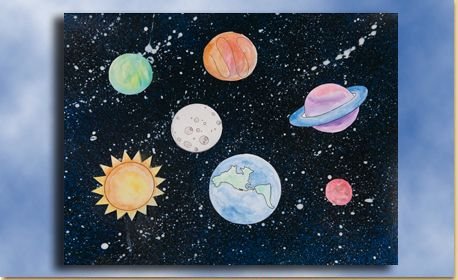 Рисование в подготовительной группе на тему космос