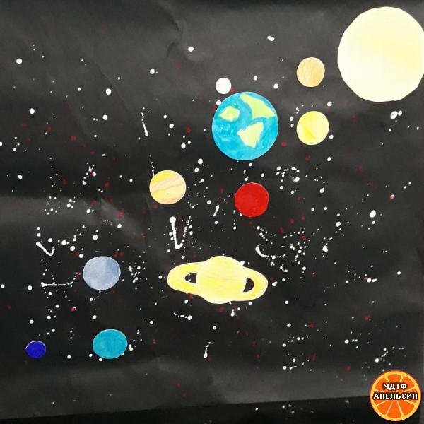 Аппликации галактика (37 фото)