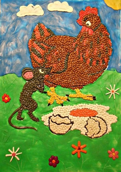 Аппликация на тему сказки