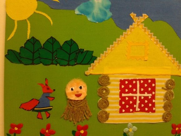 Аппликация на тему сказки