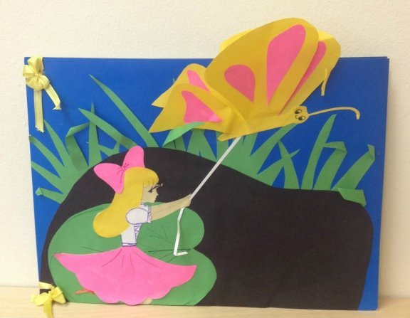 Поделка Дюймовочка