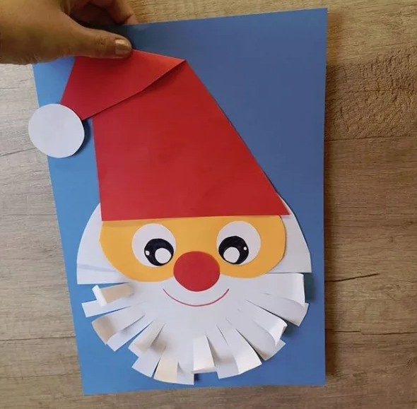 Новогодние объемные аппликации для детей