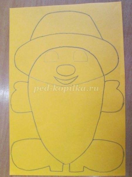 Аппликация гномик