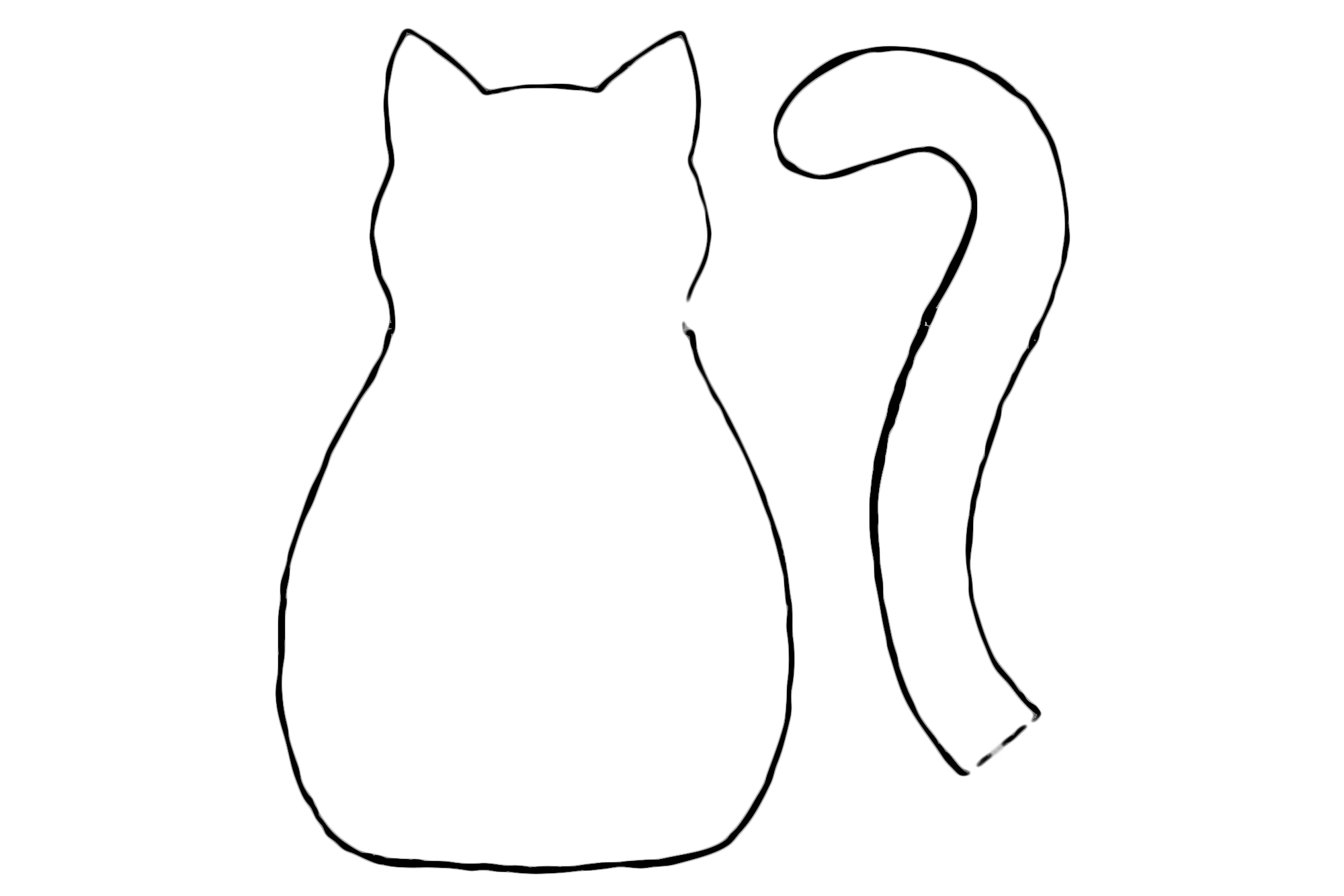 Аппликация кошка из бумаги. Шаблон кота. Макет кошки. Трафарет кошки. Аппликация кошка.