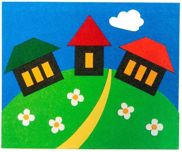 Аппликация для дошкольников