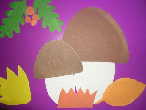 Аппликации грибная поляна (44 фото)