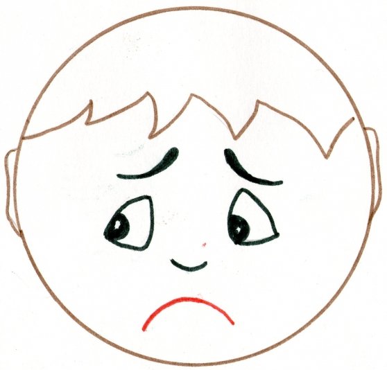 Грустное и веселое лицо