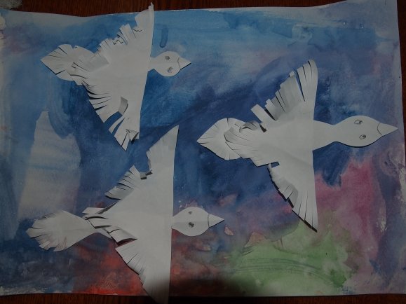 Аппликация по сказкам Андерсена в подготовительной группе