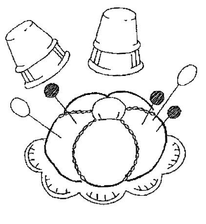 Игольница рисунок