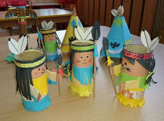 Поделка индеец