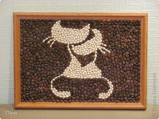 Панно из зерен и круп