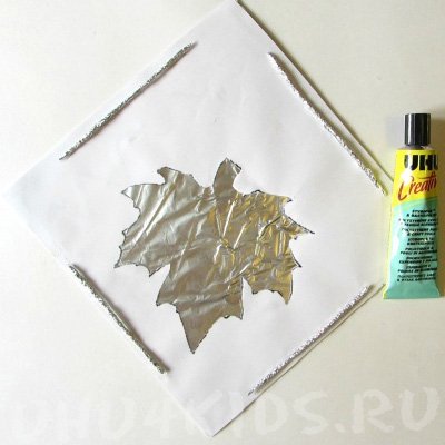 Аппликация из фольги