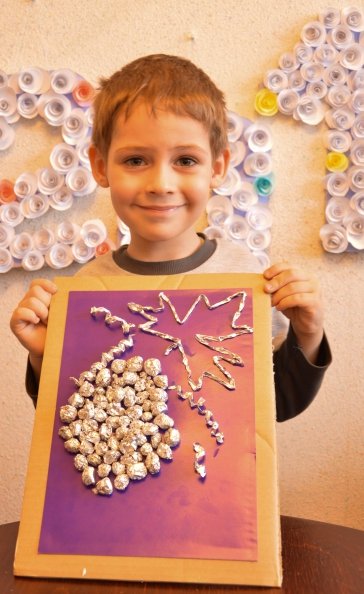 Поделки с фольгой для детей