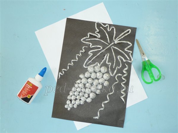 Объемные аппликации из фольги