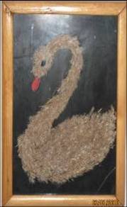 Аппликация из Рогоза