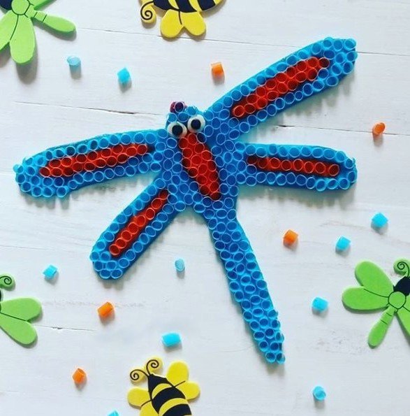 Поделки из трубочек для коктейля