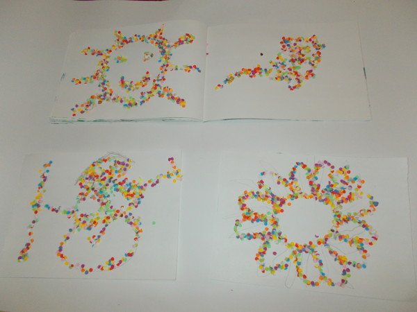 Мозаика из конфетти