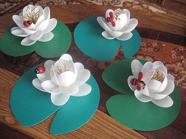 Поделки из одноразовой посуды