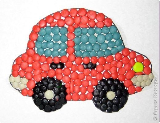 Пластилиновая мозаика