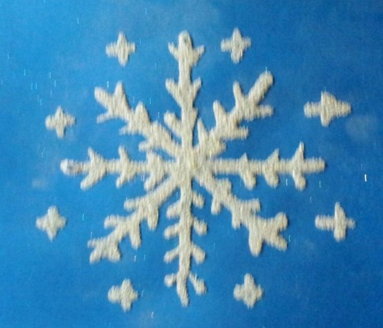 Снежинки для рисования в детском саду