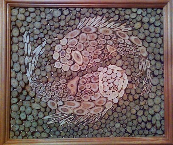 Панно из срезов