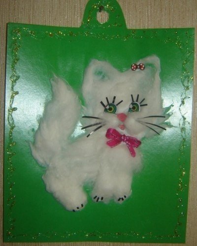 Поделка кошка