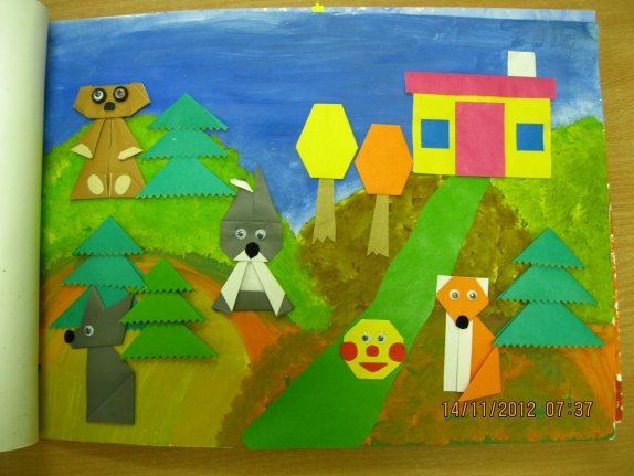 Аппликация "сказки"