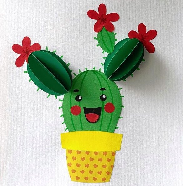 Поделка Кактус