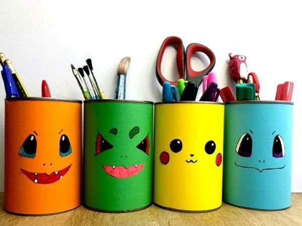 Стакан для карандашей из бумаги