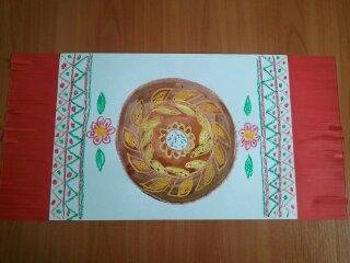 Рисование в подготовительной группе на тему каравай