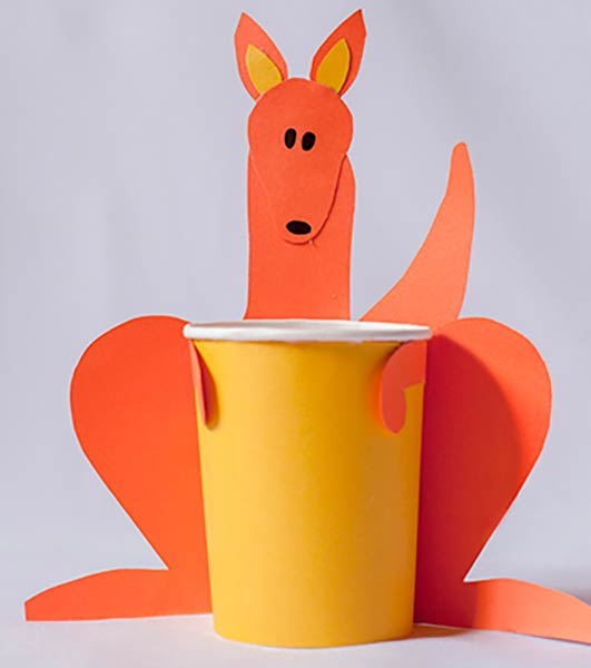 Кенгуру поделка для детей