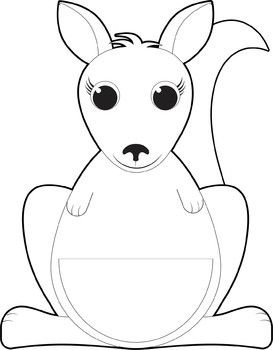 Поделка кенгуру для малышей