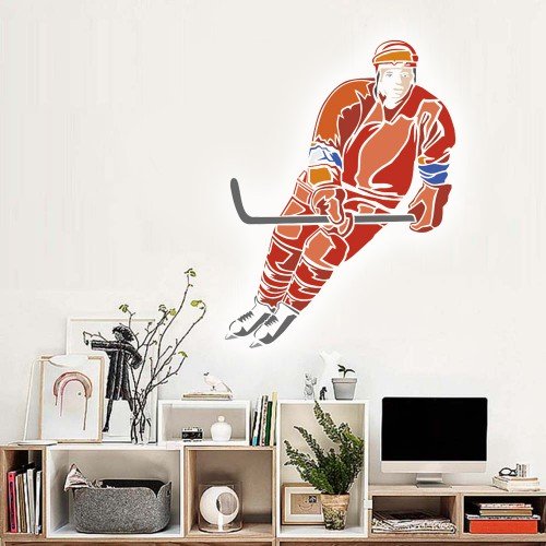 Аппликация хоккеист