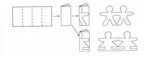 Аппликация хоровод в старшей группе