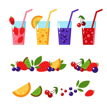 Аппликация стакан коктейля