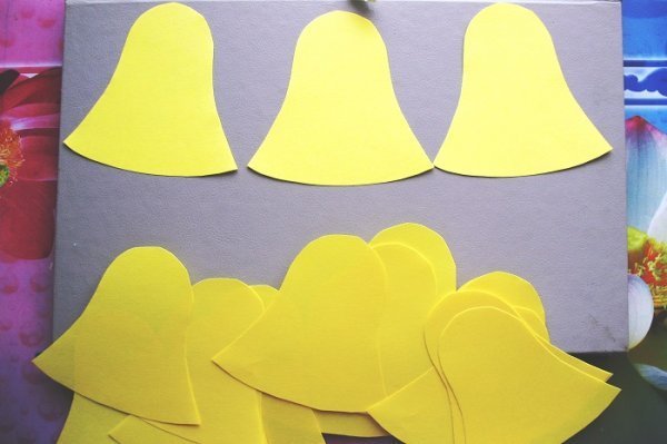 Аппликации колокольчик звонок (20 фото)