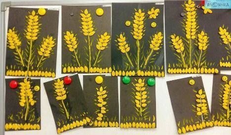 Аппликации колоски пшеницы (43 фото)